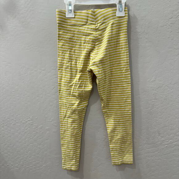 Mini Boden Yellow Stripe Leggings - Picture 4 of 5